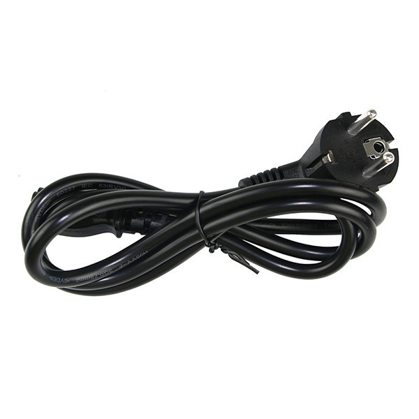 Kabel zasilający C5 EU 3 m kątowy czarny, wersja 123drukuj ADR00290 - 1