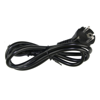 Kabel zasilający C5 EU 3 m kątowy czarny, wersja 123drukuj