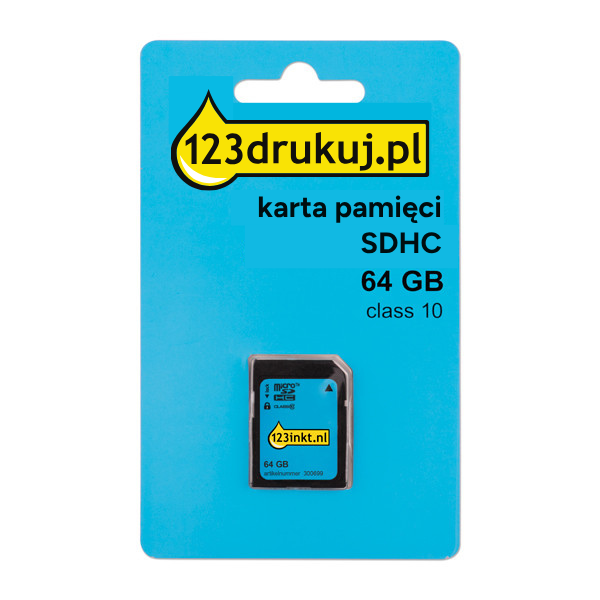 Karta pamięci 64GB SDHC, 123drukuj 300699 - 1