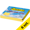 Karteczki samoprzylepne żółte 76 x 76 mm, 123drukuj (6 x 100 szt.) 300961 - 1