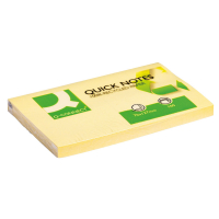 Karteczki samoprzylepne ekologiczne żółte Q-Connect 127 x 76 mm (100 kartek) KF05610 238189