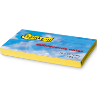 Karteczki samoprzylepne w linie żółte 76 x 127 mm, 123drukuj 300468