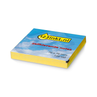 Karteczki samoprzylepne w linie żółte 76 x 76 mm, 123drukuj 300467