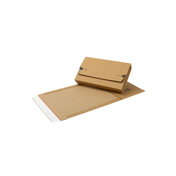 Karton owijany z paskiem samoklejącym 249 x 165 x 60 mm A5+ (25 sztuk), 123drukuj 302520 - 1