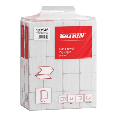 Ręcznik składane ZZ | Katrin | 103546 |  20 szt. 551747 - 1