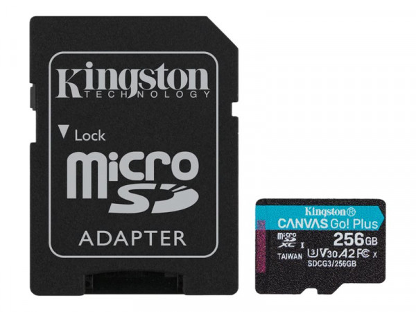 Kingston Karta pamięci 256GB KINGSTON SDCG3 microSDXC SDCG3/256GB 246789 - 1