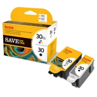 Kodak 30 + 30CL multipack, tusz czarny + kolorowy, oryginalny 3952355 035144