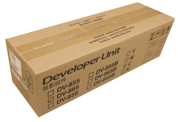 Kyocera DV-865C developer niebieski, oryginalny 095202 - 1