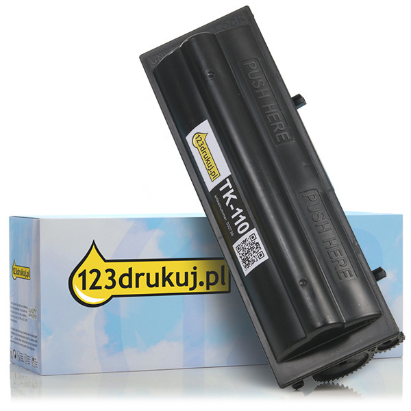 Kyocera TK-110 toner czarny, zwiększona pojemność (wersja 123drukuj) 0T2FV0DEC 1T02FV0DE0C 032739 - 1