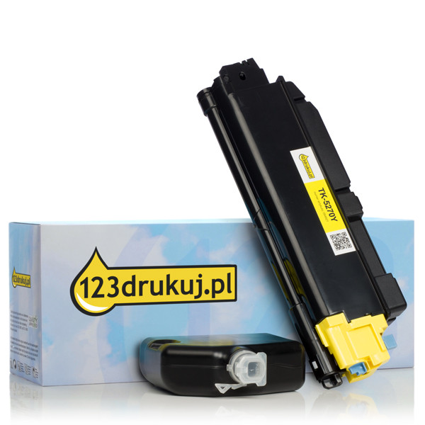 Kyocera TK-5270Y toner żółty, wersja 123drukuj 1T02TVANL0C 094621 - 1