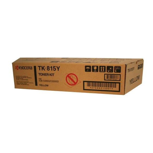 Kyocera TK-815Y toner żółty, oryginalny 370AN310 079025 - 1