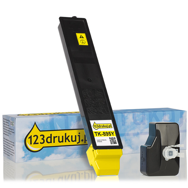 Kyocera TK-895Y toner żółty, wersja 123drukuj 1T02K0ANL0C 079345 - 1