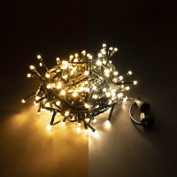 Lampki LED 123drukuj (gęste, do łączenia) | 6 m | przedłużenie | 200 lampek  LDR07142