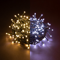Lampki LED na pilota 21m - 240 lampek (zimna/ciepła biel)