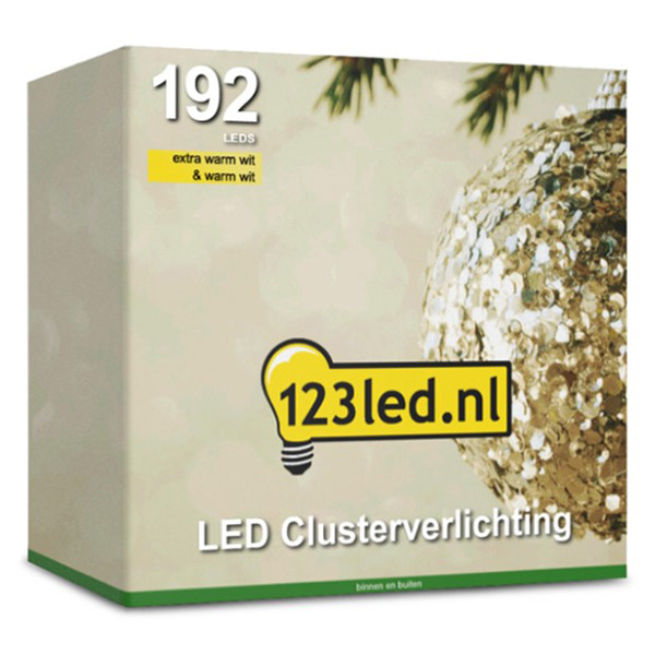 Lampki choinkowe LED 123drukuj (gęste) | 4,5 m | 192 lampek  LDR07126 - 4