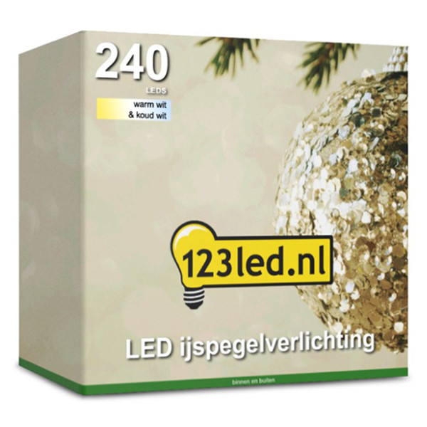 Lampki sople LED 123drukuj | 9,7 m | 240 lampek  LDR07024 - 4
