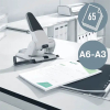 Dziurkacz LEITZ 5180 mocny srebrny (65 kartek) 211396 - 3