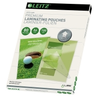 Leitz Folia do laminowania Leitz iLAM A4 błyszcząca 2x80 mikronów, (100 sztuk) 74780000 211086
