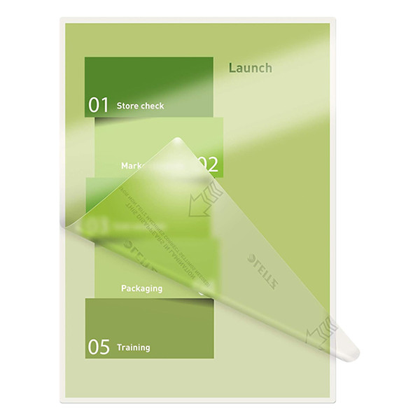 Leitz Folia do laminowania Leitz iLAM A4 błyszcząca 2x80 mikronów, (100 sztuk) 74780000 211086 - 2