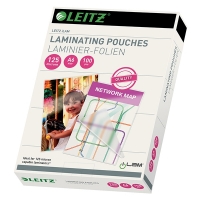 Leitz Folia do laminowania Leitz iLAM A6 błyszcząca 2x125 mikronów, (100 sztuk) 33806 211112