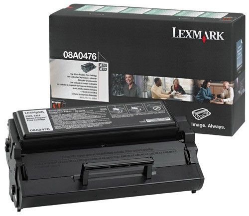 Lexmark 08A0476 toner czarny, oryginalny Lexmark 08A0476 034084 - 1