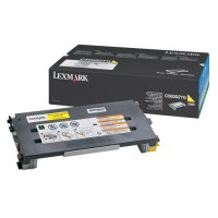 Lexmark 0C500S2YG toner żółty, oryginalny Lexmark C500S2YG 034790