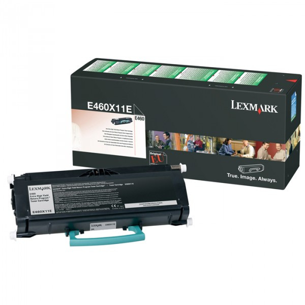 Lexmark 0E460X11E toner czarny, extra zwiększona pojemność, oryginalny E460X11E 037004 - 1
