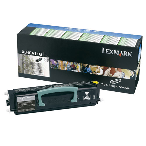 Lexmark 0X340A11G toner czarny, oryginalny X340A11G 034830 - 1