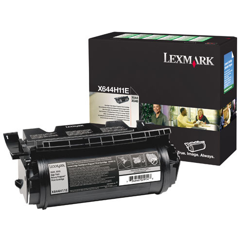 Lexmark 0X644H11E toner czarny, zwiększona pojemność, oryginalny X644H11E 034755 - 1