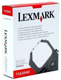 Lexmark 11A3540 taśma barwiąca czarna, oryginalna 040400