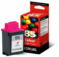 Lexmark 12A1985 (Nr 85) tusz kolorowy, zwiększona pojemność, oryginalny 12A1985E 040035