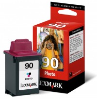 Lexmark 12A1990 (Nr 90) tusz foto, oryginalny 12A1990E 040040