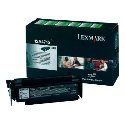 Lexmark 12A4715 toner czarny, zwiększona pojemność, oryginalny Lexmark 12A4715 034395 - 1