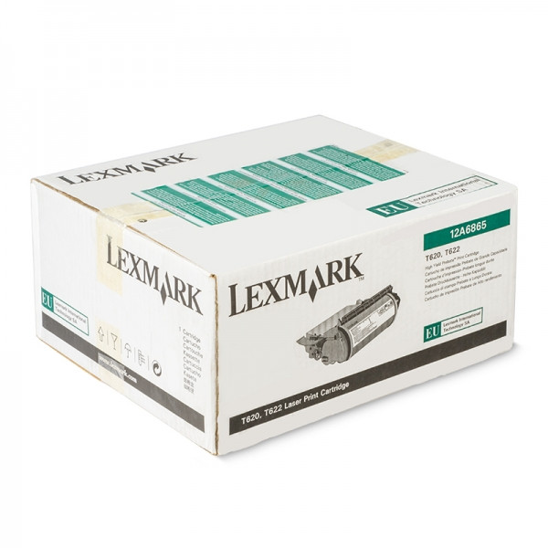 Lexmark 12A6865 toner czarny, zwiększona pojemność, oryginalny Lexmark 12A6865 034235 - 1