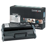 Lexmark 12A7400 toner czarny, oryginalny Lexmark 12A7400 037090