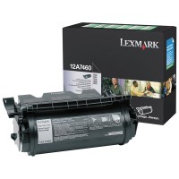 Lexmark 12A7460 toner czarny, oryginalny Lexmark 12A7460 034120