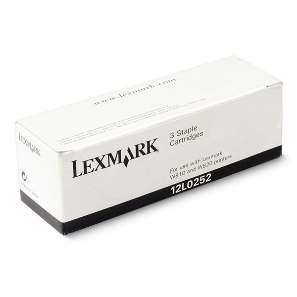 Lexmark 12L0252 zszywki, oryginalne 12L0252 034640 - 1