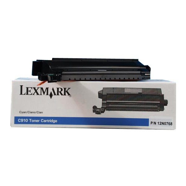 Lexmark 12N0768 toner niebieski, oryginalny Lexmark 12N0768 034555 - 1