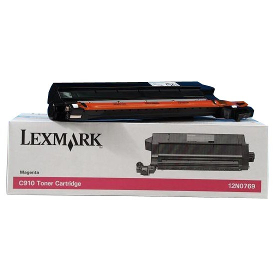 Lexmark 12N0769 toner czerwony, oryginalny Lexmark 12N0769 034560 - 1
