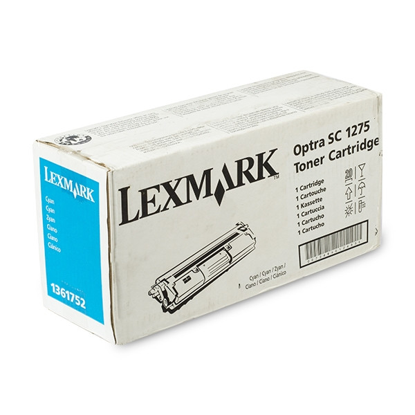 Lexmark 1361752 toner niebieski, oryginalny 1361752 034050 - 1