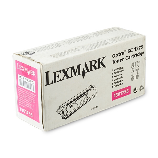 Lexmark 1361753 toner czerwony, oryginalny 1361753 034060 - 1