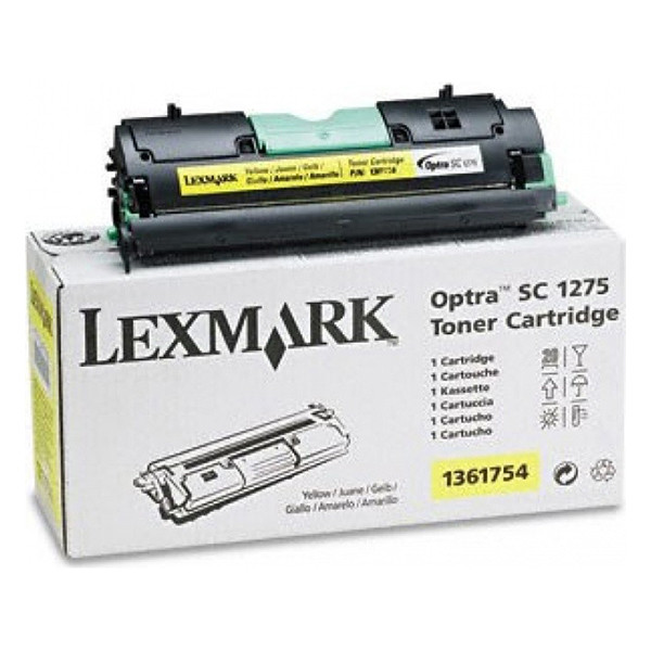 Lexmark 1361754 toner żółty, oryginalny 1361754 034070 - 1