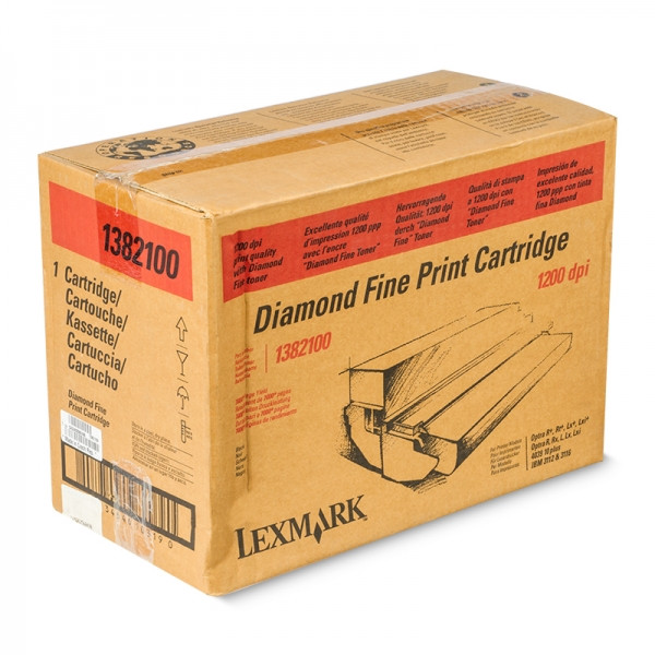 Lexmark 1382100 toner czarny, oryginalny Lexmark 1382100 033995 - 1