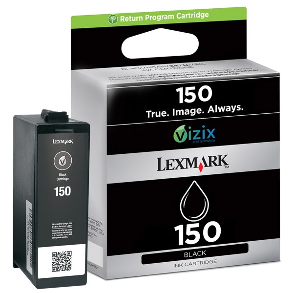 Lexmark 14N1607E (Nr 150) tusz czarny, oryginalny 14N1607E 040456 - 1
