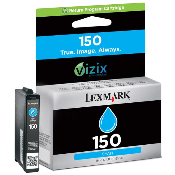 Lexmark 14N1608E (Nr 150) tusz niebieski, oryginalny 14N1608E 040458 - 1