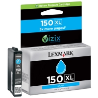 Lexmark 14N1615E (Nr 150XL) tusz niebieski, zwiększona pojemność, oryginalny 14N1615E 040466