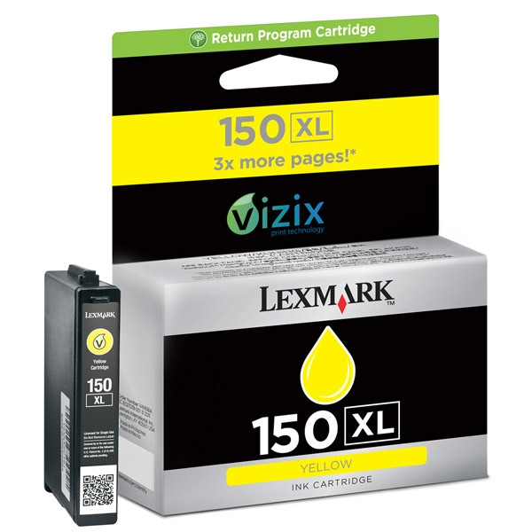 Lexmark 14N1618E (Nr 150XL) tusz żółty, zwiększona pojemność, oryginalny 14N1618E 040470 - 1
