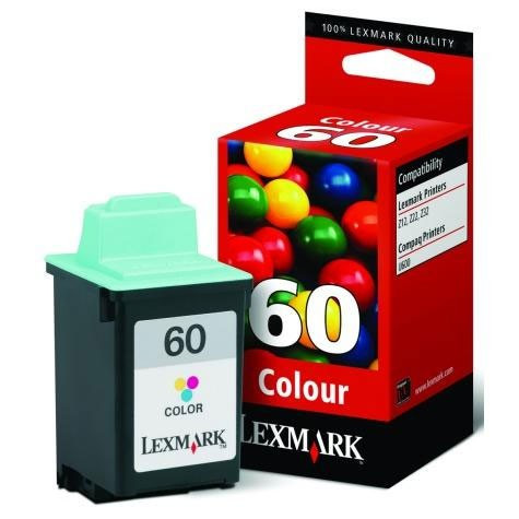 Lexmark 17G0060 (Nr 60) tusz kolorowy, oryginalny 17G0060E 040070 - 1