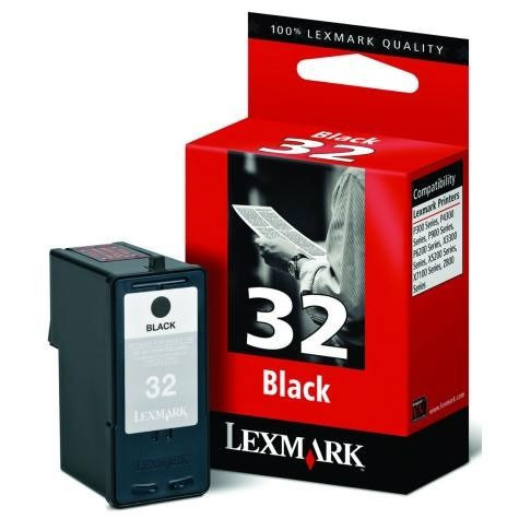 Lexmark 18C0032 (Nr 32) tusz czarny, oryginalny STARY!!! 18C0032E 040220 - 1