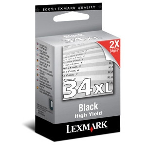 Lexmark 18C0034 (Nr 34XL) tusz czarny, zwiększona pojemność, oryginalny 18C0034E 040270 - 1